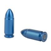A-ZOOM 9MM Luger Snap Cap Blue 10PK side view image